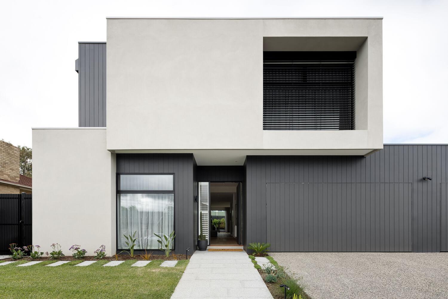 Contemporary Architecturally Designed Facade - Thomas Archer Homes, Melbourne