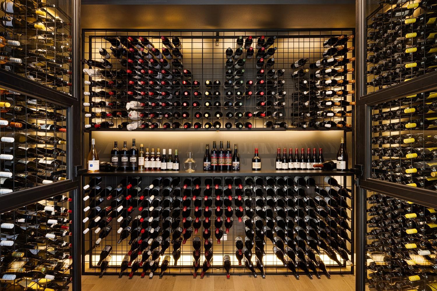 Large wine cellar
