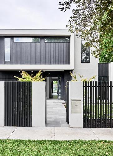 Black Cladding Modern Facade In Camberwell By Thomas Archer