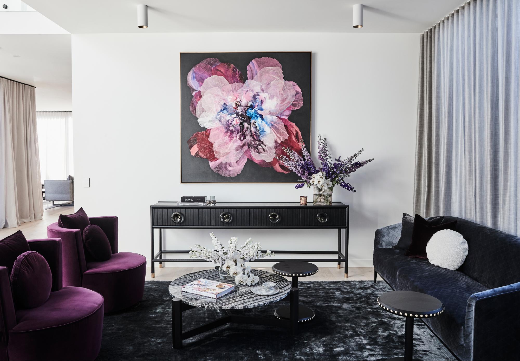 Contemporary Artwork Feature In East Malvern Home