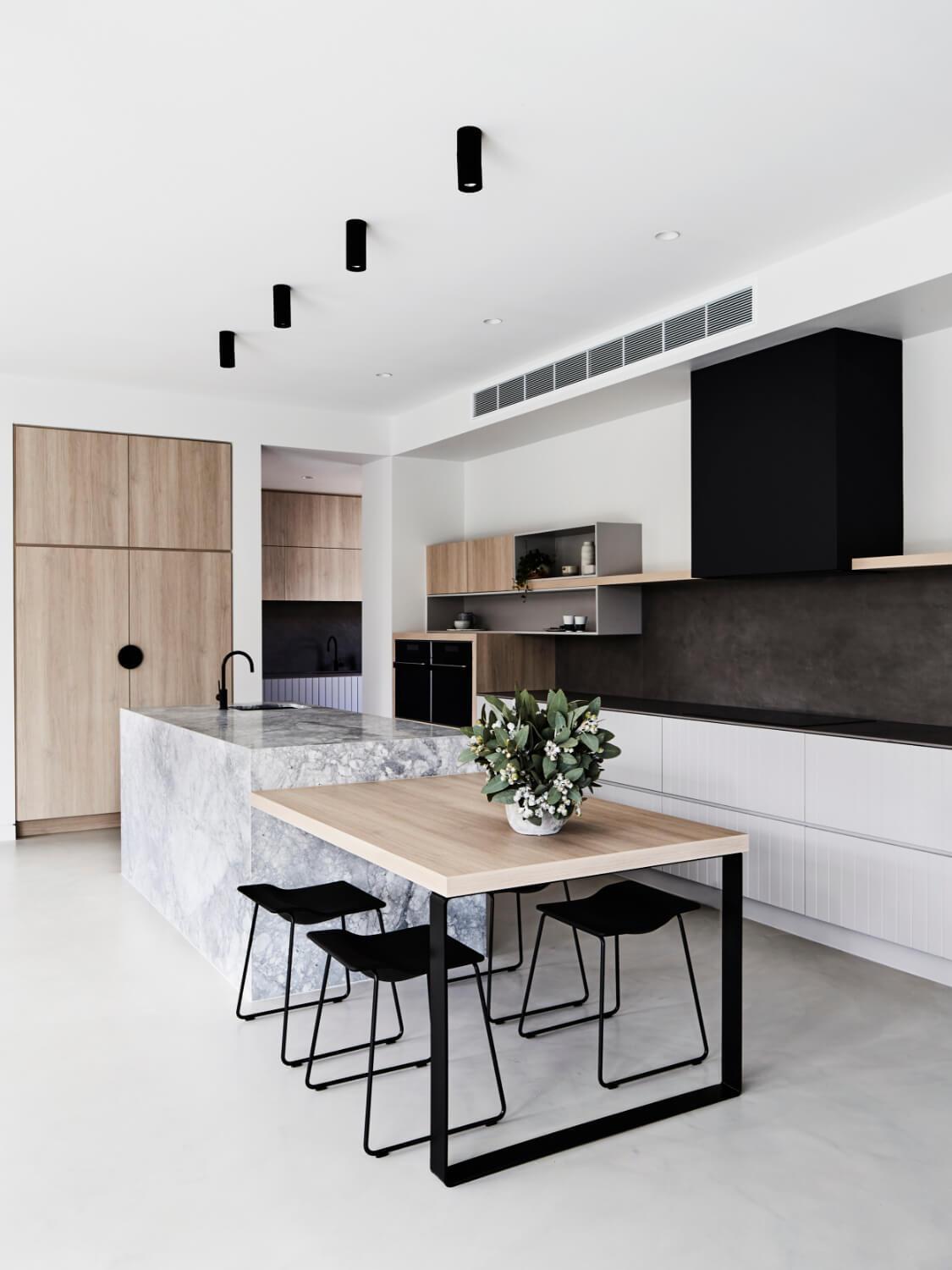 Thomas Archer's Landmark Custom Design kitchen featured in Home Beautiful magazine