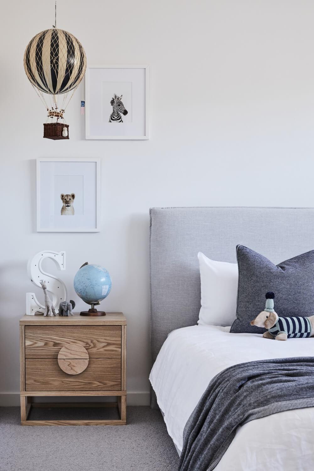 Playful Tonal Styling In Child's Bedroom