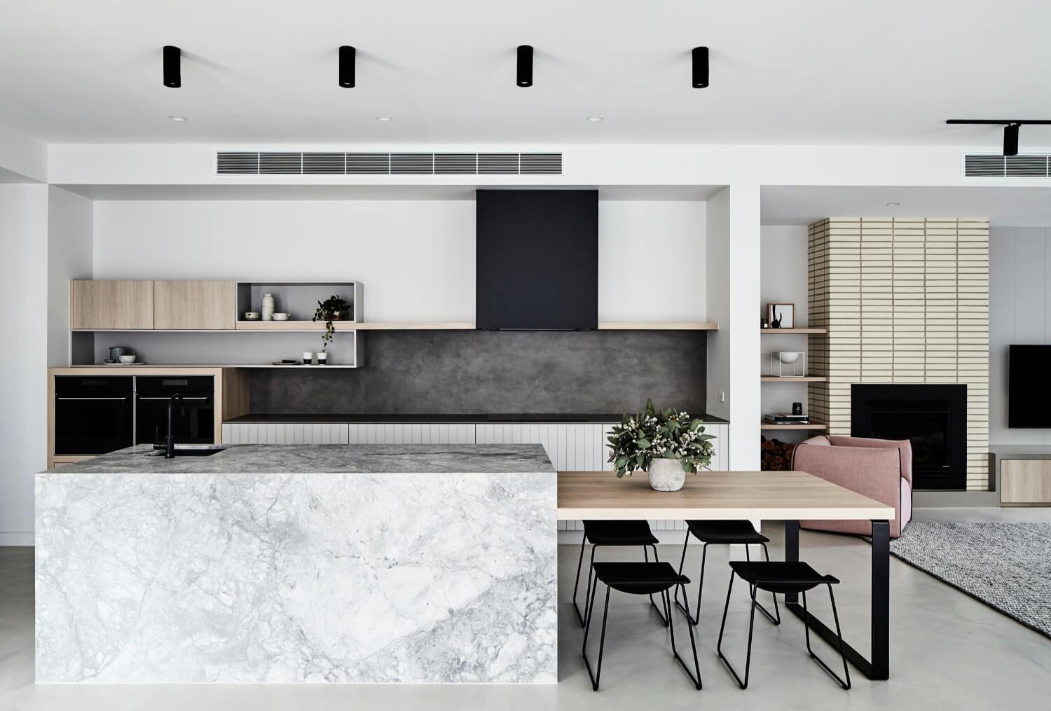 Thomas Archer's Landmark Custom Design kitchen featured in Home Beautiful magazine